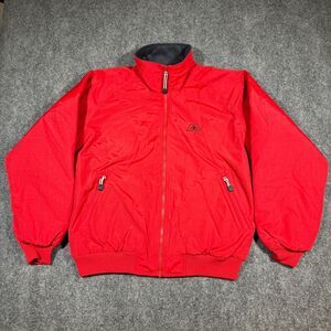 White Bear Clothing Co Three Season Jacket Mens L Red Fleece Lined